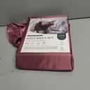 Love's cabin Satin Queen Sheets Set - 4 Piece Rose Taupe Silky Bed Sheets Set with Deep Pocket, Luxury Silk Feel Satin Queen Size Sheet Set (1 Flat Sheet,1 Fitted Sheet,2 Pillow Cases)
