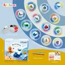 ARTPAR Air-Dry Clay Kit for Kids,12 Marine Animals Modeling Magic Clay Sculpting Tools Set,Non-Sticky, Ultra-Light,Creative DIY School Arts & Crafts Gifts for Boys & Girls Ages 3-12