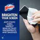 3 x Windex Electronic Cleaning Wipes, Pre-Moistened Screen Wipes for TVs, Phones, and Other Electronics, Resealable for a Freshness Lock, 25 Count (Pack of 3)