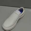 Keds Women's Park Slip On Fashion Sneaker, Snow White/Champagne Leather, 7.5