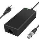 15V 4-Pin XLR Power Supply and AC Power Supply, for Sony F55 F5 PMW-F3 Venice, Canon C400 C300 III C500 II C700, Blackmagic URSA, VariCam Camera, SmallHD 2400