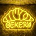 Bakery Neon Sign For Wall Decor Bakery Shop Business Kitchen Light up Sign Cake Baking Shop Food Neon Lights for Dessert Shop Cafe Restaurant Decor With Usb Dimmer 10.7514.96 In