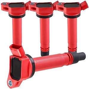 Pindex 4 Pack UF507 UF630 Ignition Coils Pack Compatible with 2009-2015 Toyota Highlander RAV4 Camry Avalon Sienna Scion tc ES300H 2.5L 2.7L 90919A2005 9091902255 9091902256 90919A2003
