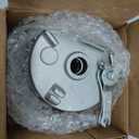 Front Drum Brake Wheel Hub with 3 Stud Drum Brake Housing + Shoes Aftermarket Parts Fit for 50cc 70cc 90cc 110cc 125cc Taotao Sunl ATV Quad 4 Wheel Motorcycle. (Right)