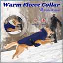 EMUST Winter Dog Jacket, Windproof Dog Apparel for Cold Weather, Reflective Coats for Dogs, Warm Puppy Jacket for Cold Winter, Blue S