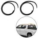 Roof Drip Molding Weatherstrip Compatible with 2005-2015 Toyota Tacoma Double Cab, Car Roof Moulding Trim Seal Kits Left & Right Side, OEM Replace# 75551-04062, 75551-04061, 75551-04060 (2Pcs/Set)