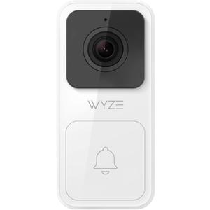 Wyze Video Doorbell, 1080p HD Video, 3:4 Aspect Ratio: 3:4 Head-to-Toe View, 2-Way Audio, Night Vision, Hardwired (Chime not Included)