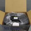 6L Humidifiers for Bedroom Large Room Home, Cool and Warm Humidifier for Plants Mist Top Fill Desk Humidifier Essential Oil Diffuser, Quiet Humidifiers with Adjustable Mist,360Nozzle-Midnight Black