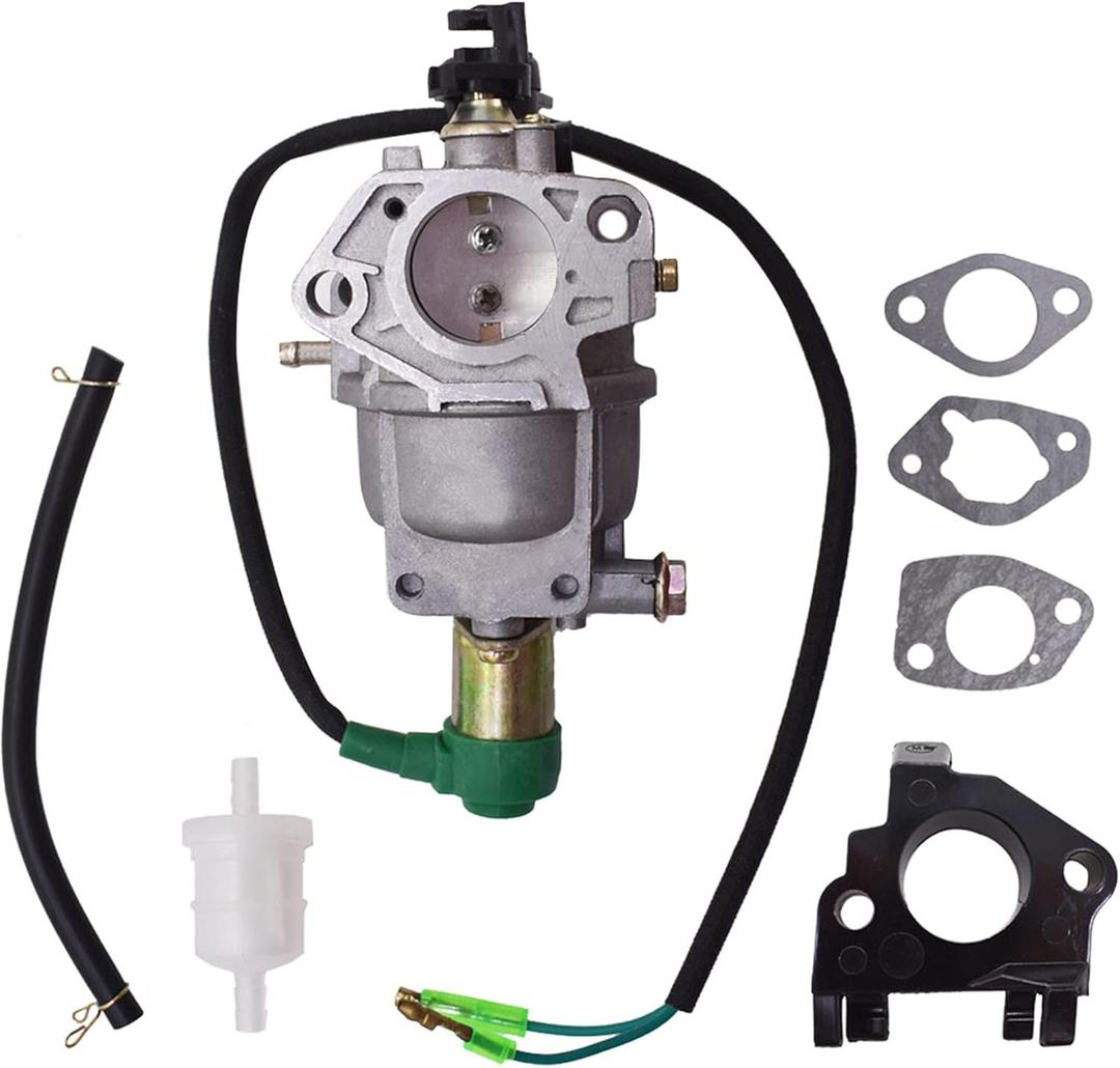 16100-Z5L-F11 Carburetor Carb Replacement for Honda GX340 GX390 8HP 9HP 11HP 13HP Generator w/Solenoid