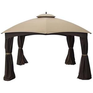 Garden Winds Replacement Canopy for Allen Roth 10x12 Gazebo Model GF-12S004B - Performance 350 Fabric - Beige