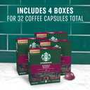 Starbucks by Nespresso Vertuo, French Roast, Dark Roast Coffee, 32-count Coffee Pods, Brews 7.8 oz. (EXP 05/09/26)