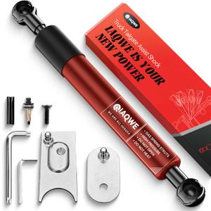 IAQWE Truck Tailgate Assist Shock 43301 Kit for Dodge Ram 1500 2009-2012 2500 3500 2010-2012, Ram 1500 2013-2018 Classic 2019-2024 2500 3500 2013-2024 Tail Gate Accessories Damper Strut Upgraded Red