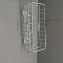 Drive Medical 10200B Walker Basket, Basket for Folding Walker with Cup Holder, White