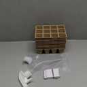 120 Cells Seed Starter Tray, 10 Pack Biodegradable Peat Pots with 100 Labels, Plant Starter Kit for Seedlings