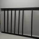 Superior Aluminum Railing Kit | Deck, Porch & Balcony Railing for Outdoor Use  Level, 36" H x 4'W, Black