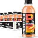 Protein2o 15g Whey Protein Infused Water, Peach Mango, 16.9 Oz Bottle (Pack of 12)
