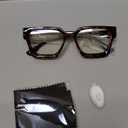 livho Oversized 99% Blue Light Glasses for Woman - Rectangle Fashion Glasses for Computer, Chic Preppy Frame - Anti Eyestrain