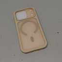 SUPFINE Magnetic for iPhone 17 Pro Case (Compatible with MagSafe)(Military Grade Drop Protection)(Camera Protection) Translucent Matte Shockproof Phone Cover,Desert Gold