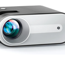 YOWHICK 2025 Upgraded Mini Projector, Full HD 1080P Support, Portable Movie Projector for Home Theater