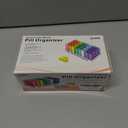 Monthly Pill Organizer, CAidRE 30 Day Pill Organizer 2 Times a Day, One Month Pill Box Organizer AM PM, Weekly Pill Holder for Fish Oil, Vitamins, Supplements (Multi-colored)