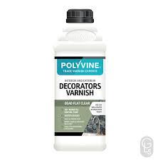 Polyvine Decorator's Varnish Dead Flat Varnish Pint / 1litre
