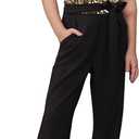 GRACE KARIN Girls Jumpsuit Tween Sequin Trendy Party Halter Shinny Dance Formal Romper Bodysuit 8Y