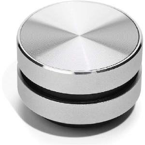Bone Conduction Speaker, True Wireless Speakers Mini Portable Stereo Sound Creative Speaker Compatible with iPhone, iPad, Samsung, Tablets and More Box (Silver)