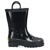Western Chief Kids Solid Firechief Rain Boot(Toddler/Little Kid/Big Kid),Black,2 M US Little Kid