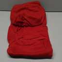 Mfiker Large Dog Hoodie Sweater with Leash Hole and Pocket, Fleece Lined Hooded Large Dog Sweatshirt, Soft Warm Winter Clothes for Medium Large Dogs & Cats (Red Dog Hoodie, 4XL)