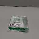 CML Screwless Wall Plate Cover, 2-Gang Mid-Size 4.88" x 4.94", Midway Double Faceplate Cover for Decorator Receptacle Outlet & Switch, UL Listed, 4 Pack, White