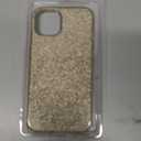 MILPROX Compatible with iPhone 14 Case (2022), Glitter Sparkly Shiny Bling Rubber Gel Shell Cases 3 Layers Shockproof Protective Bumper Cover for iPhone 14 /iPhone 13 - Gold