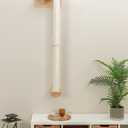 TRIXIE Wall Set 1, Indoor Wall Mounted Cat Scratching Post for Elevated Fun, Climb to Perch, Jumping Platform, Natural