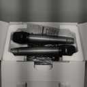 Karaoke Machine with 2 Wireless Microphones, Portable Bluetooth Speaker for Adults Kids, PA Systems Support TWS Echo Adjust TF USB AUX for Home Party Outdoor Travel (T03-2 MICS)