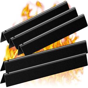 Paayox Flavorizer Bars 22.5 Inch for Weber Spirit Grill Parts Genesis Silver Gold B C Grill Parts, Spirit 300 320 330 E310 Grill Parts with Side Control, 5 PCS Genesis Grill Parts for Weber 7536 7537
