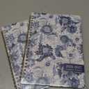 2 x Academic Planner 2026-2027, Monthly and Weekly Calendar Planner, July 2026 - June 2027, Pretty Hardcover Teacher Student Planning Agenda Book with Tabs, Fit for School Office Supplies, 6.3" x 8.5", Blue Floral
