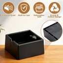 Silicone Espresso Knock Box, Quiet Non-Slip Coffee Puck Bin, Durable Barista Knock Box for Coffee Grounds, Universal Countertop Espresso Accessories