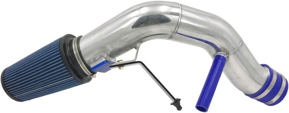 Cold Air Intake Kit for 2003-2007 Ford 6.0L F-250 F-350 Powerstroke Diesel 6.0L (Silver)