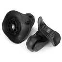 2-Pcs Luggage Wheel Replacement, Suitcase Black Travel Wheels Kit DIY Repair, Spinner Casters Sturdy Plastic 360 Degree Rotation