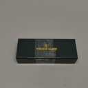 VIKINGS BLADE Double Edge Safety Razor for Men + 5 Swedish Steel Blades + Luxury Case. Long Handle. Smooth, Reusable, Eco-Friendly (The Vulcan) (Chromium Silver)