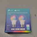 Kasa Smart Light Bulbs, Full Color Changing Dimmable Smart WiFi Bulbs Compatible with Alexa and Google Home, A19, 60 W 800 Lumens,2.4Ghz only, No Hub Required, 2-Pack (KL125P2), Multicolor