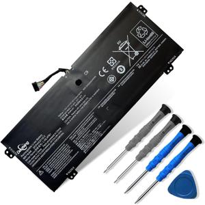 L16L4PB1 L16C4PB1 Laptop Battery Compatible with Lenovo Yoga 720-13IKB 730-13IKB 730-13IWL Series Notebook L16M4PB1 2ICP4/43/110-2 5B10M52738 5B10M52739 5B10M52740 5B10Q38237 7.72V 48Wh