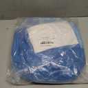 Mengersi Pirncess Bed Canopy for Girls & Adults with Lights,Round Dome Ombre Canopy Bed Curtains Mosquito Net Play Tent for Kids Teen Adult King Queen Full Double Bed (Round Canopy + Led Lights) (Blue and White)