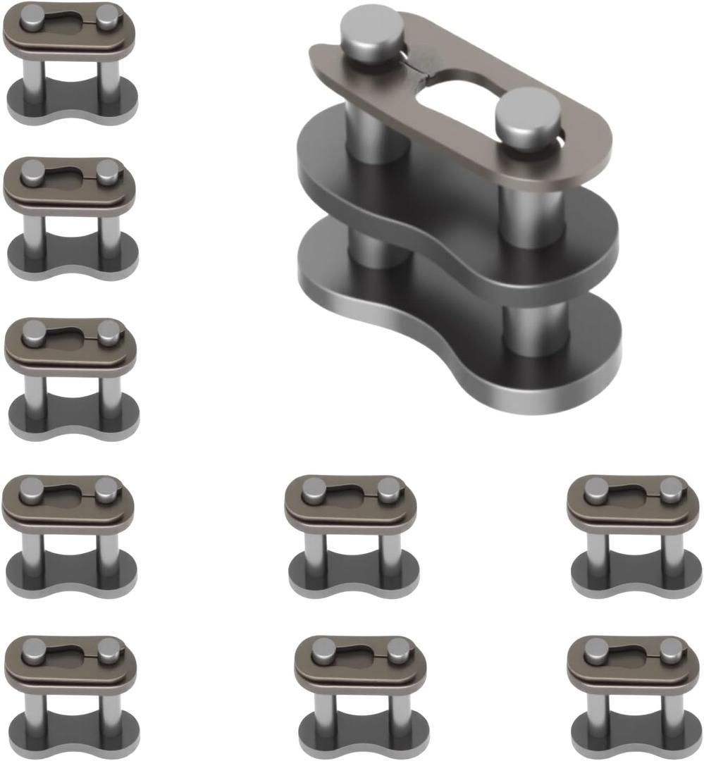 530 Drive Chain Master Link Replacement Fit For ATV Quad Scooter Motorcycle Go Kart Moped Pit Dirt Pocket Racing Bike Triumph Yamaha (10Pcs).