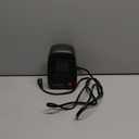 Electactic Portable Ceramic Space Heater w/Thermostat, 1500W Indoor Electric Space Heater Fan with Overheat and Tip-Over Protection, Heat Up 200 Square Feet for Office Room Dorm Use, Black