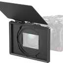 SmallRig Matte Box with Adjustable Clamp from 67mm - 82mm, with 4 x 5.65 Filter Frame, Top Flag, for DSLR Mirrorless Cameras - 4409