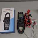 MESTEK Digital Clamp Meter Multimeter TRMS 6000 Counts Voltage Tester Amp Volt Meter, Auto-Ranging Voltmeter Measures NCV AC DC Current Voltage Resistance Capacitance Temperature Diodes Continuity