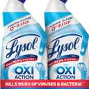 Lysol Toilet Bowl Cleaner Gel, For Cleaning and Disinfecting, Bleach Free, Ocean Fresh Scent, 24oz (Pack of 2)