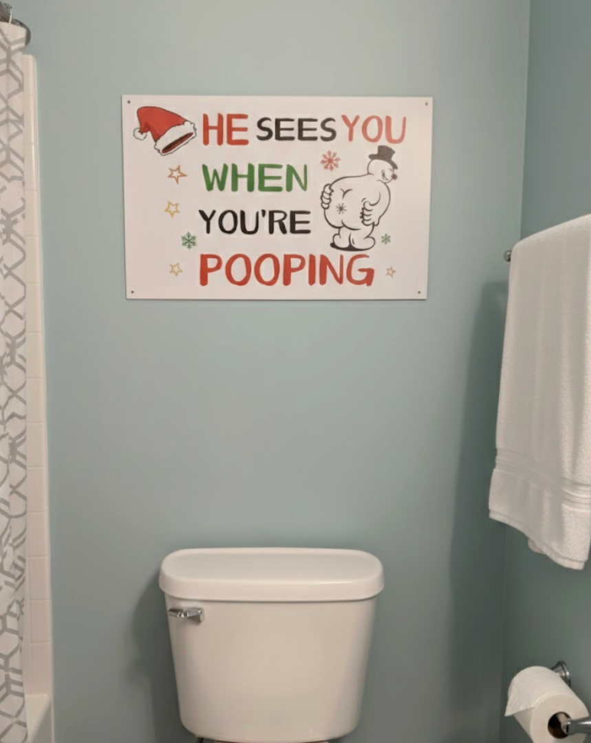 Hedgehog Bathroom Decor, Funny Hedgehog Welcome Mats for Bathroom Washroom Restroom Toilet, Funny Door Mat for Outdoor Indoor Porch Entryway, 17x30 Inches,