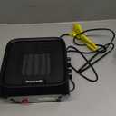 Honeywell UberHeat 5 Portable Ceramic 1500W Space Heater. Indoor space heater for Small Rooms, Bedrooms, and Homes. Fast Heating with Tip-over Protection - Black, HEC210B