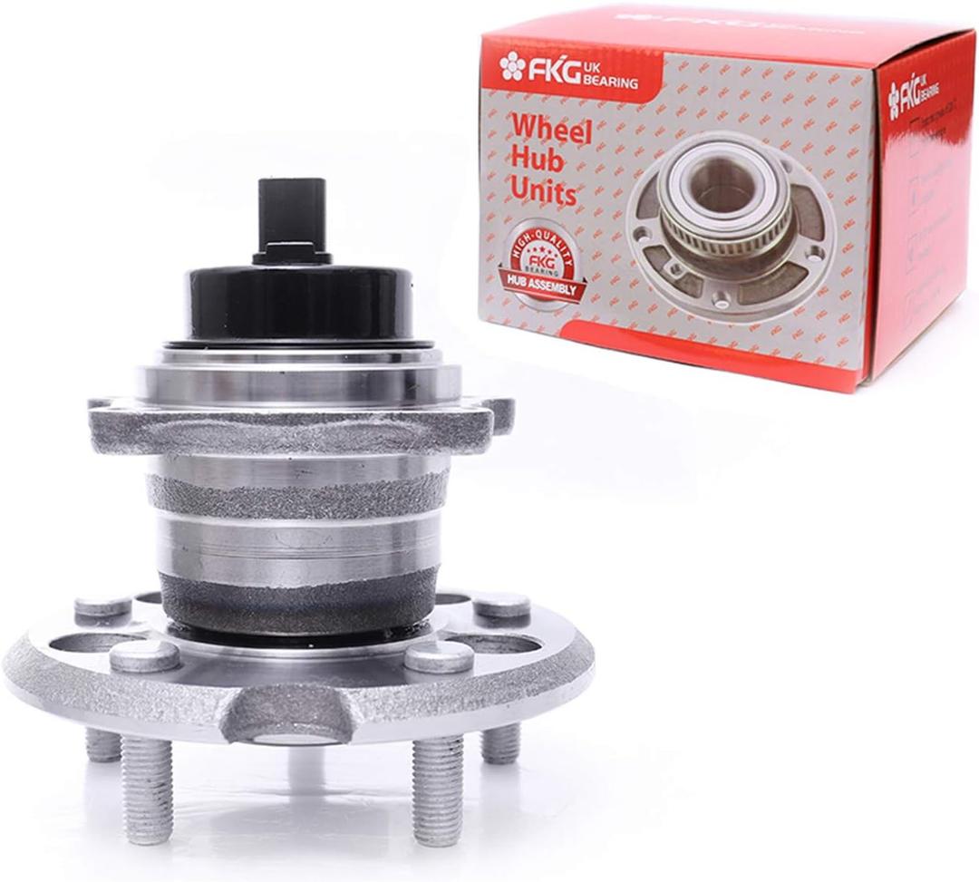 FKG 512280 Rear Wheel Bearing Hub Assembly for 2004-2010 Toyota Sienna (FWD), 5 Lugs